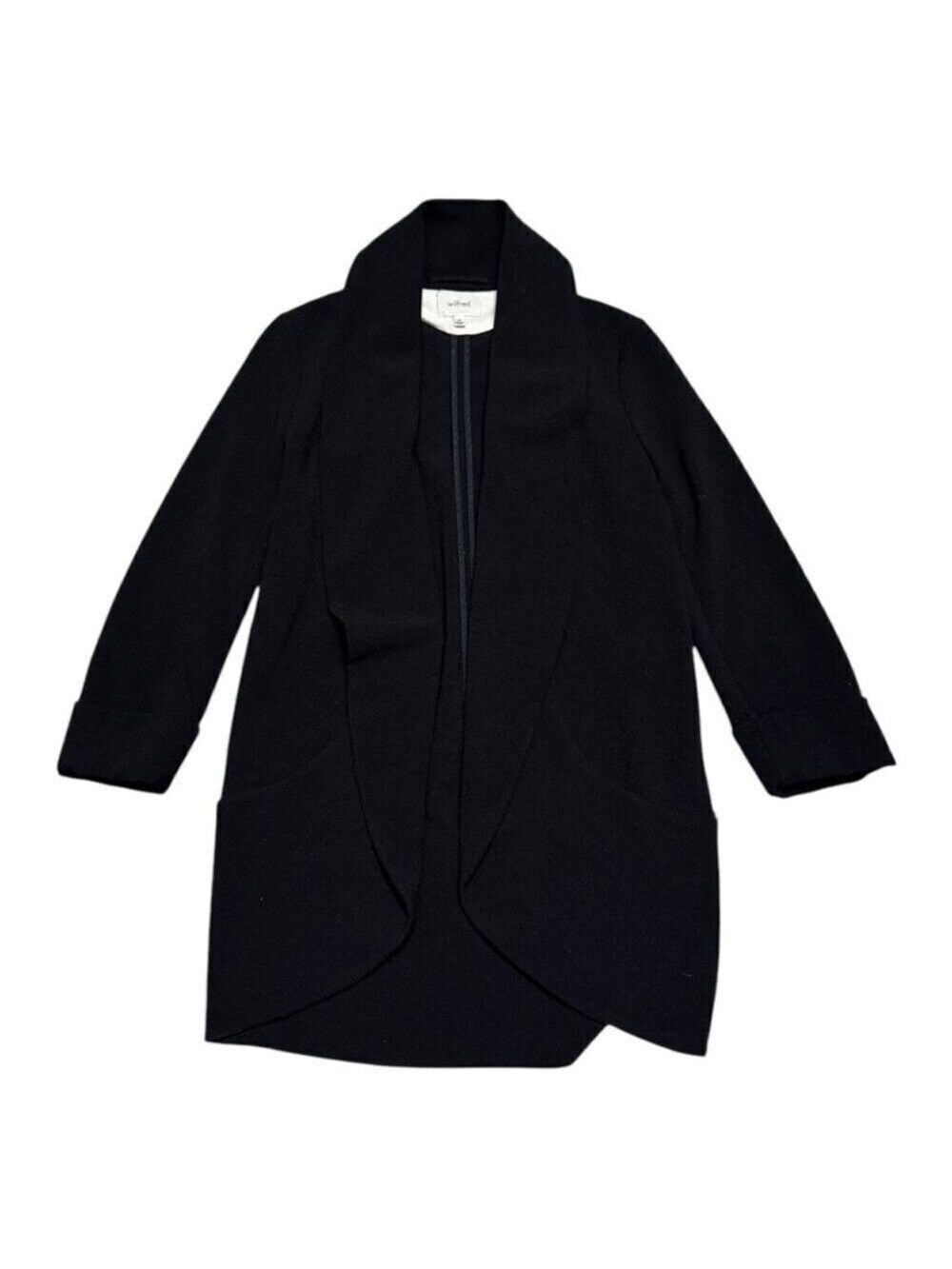 WILFRED ARITZIA Black Lightweight Business Casual Blouse Jacket Womens 00